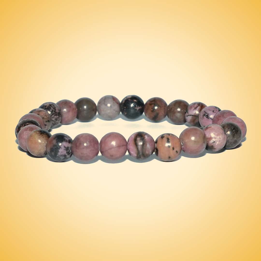 Rhodonite Black Bracelet