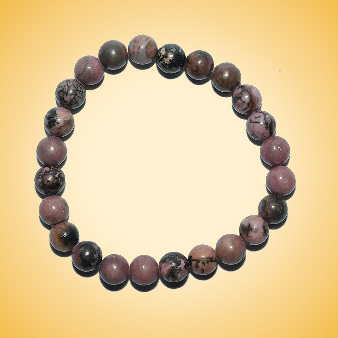 Rhodonite Black Bracelet