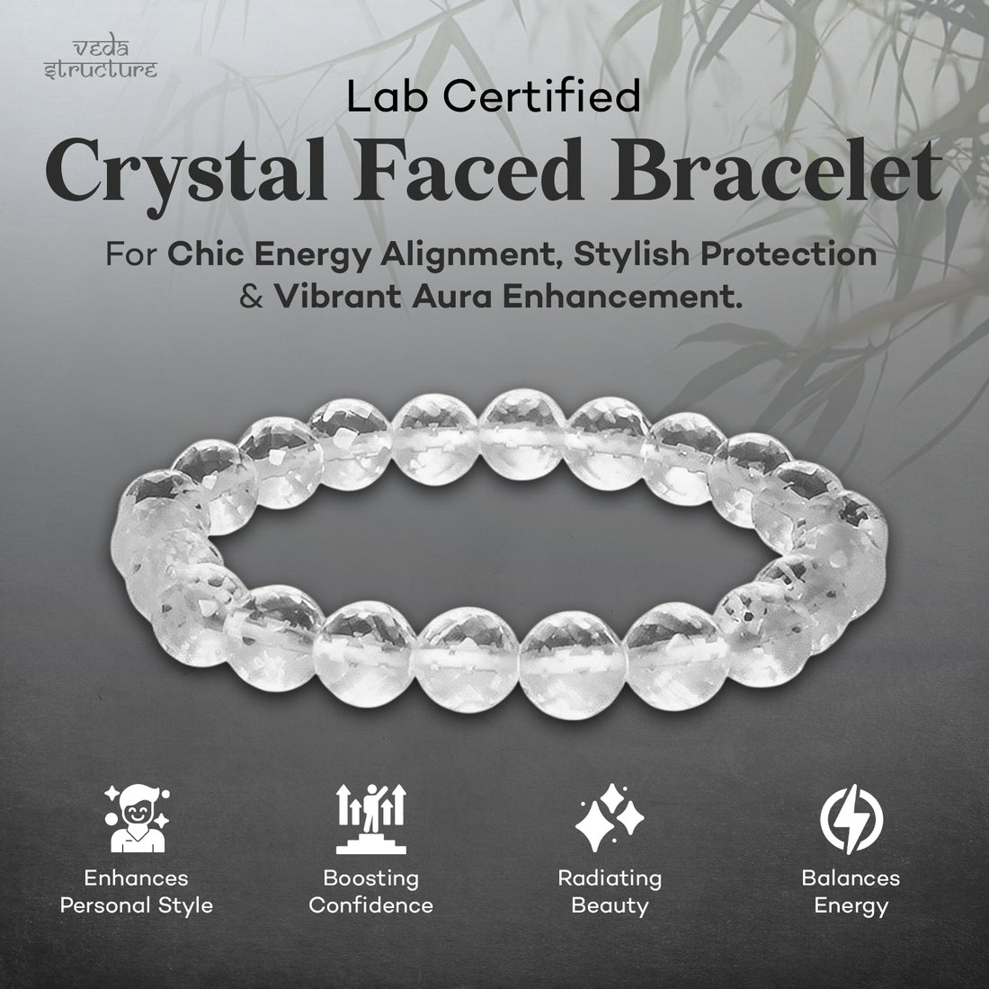 Crystal Faced Bracelet